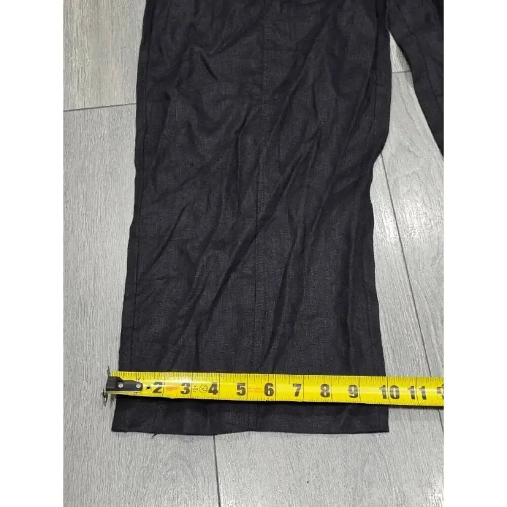 Zara Black Wide Leg Y2K Pants Trousers Small A004316